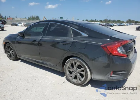 2020 Honda Civic Sport z USA, uszkodzony, nr VIN 2HGFC2F89LH571515